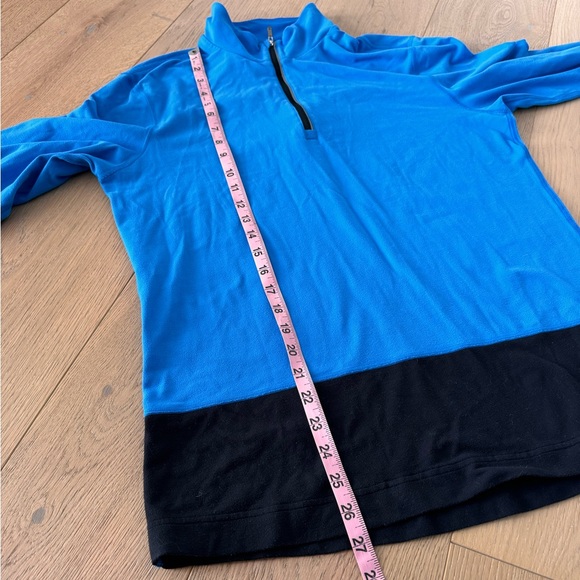 Lululemon Men Speed 1/2 Zip Blue, size S/M - Picture 6 of 7